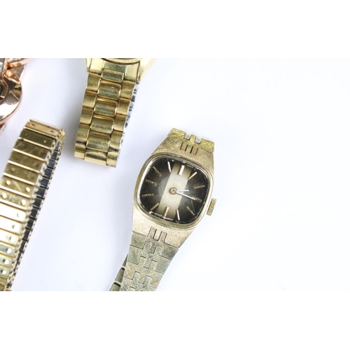 329 - A collection of ladies and gents wristwatches to include Seiko and Rotary examples.