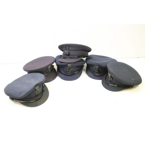 338 - Group of six 20th century G. Jolliffe & Co chauffeur's caps