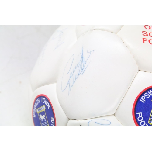 382 - Football Memorabilia - Ipswich Town Football Club Official Souvenir Football signed by the Ipswich T... 