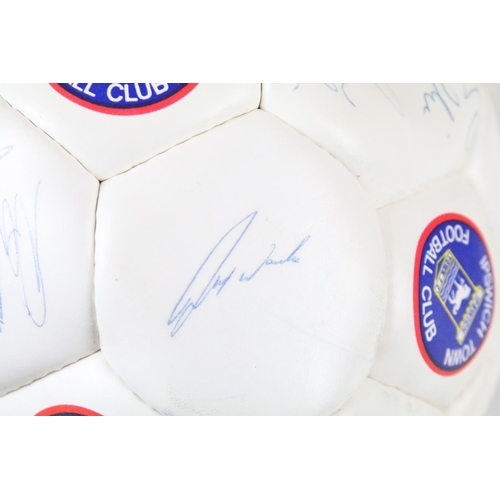 382 - Football Memorabilia - Ipswich Town Football Club Official Souvenir Football signed by the Ipswich T... 