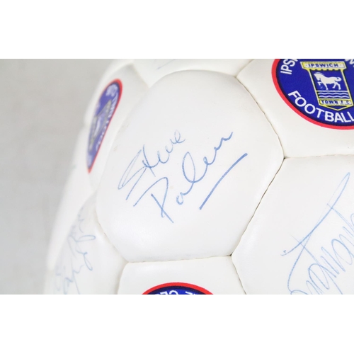 382 - Football Memorabilia - Ipswich Town Football Club Official Souvenir Football signed by the Ipswich T... 