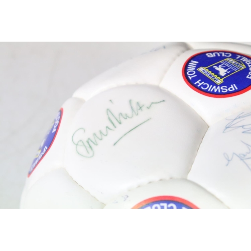 382 - Football Memorabilia - Ipswich Town Football Club Official Souvenir Football signed by the Ipswich T... 