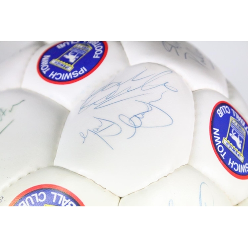 382 - Football Memorabilia - Ipswich Town Football Club Official Souvenir Football signed by the Ipswich T... 