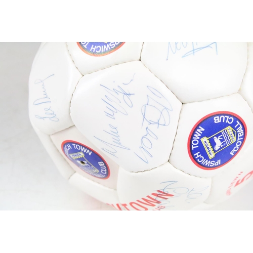 382 - Football Memorabilia - Ipswich Town Football Club Official Souvenir Football signed by the Ipswich T... 