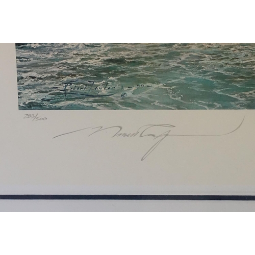 483 - Two signed limited edition prints by Robert Taylor to include Titanic (283/500) and Titanic Last Far... 