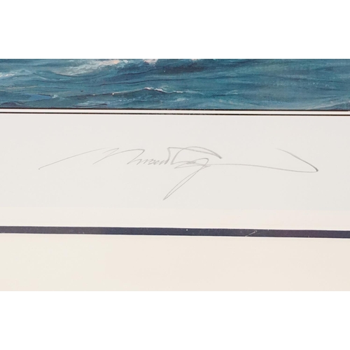 483 - Two signed limited edition prints by Robert Taylor to include Titanic (283/500) and Titanic Last Far... 