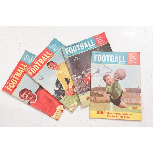 399 - A collection of seventy seven issues of 1950's / 1960's Charles Buchan's football monthly magazines.