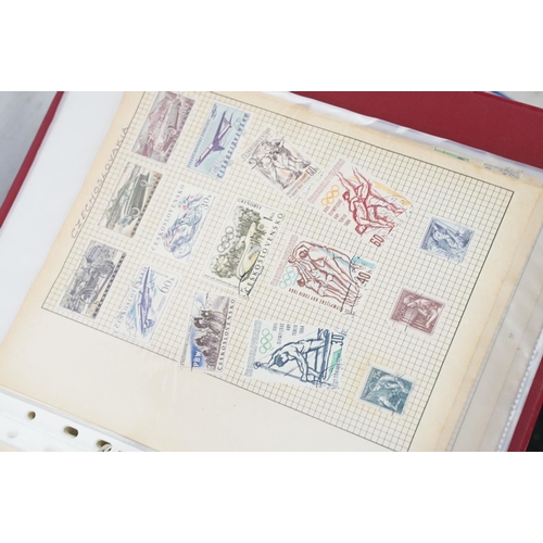 401 - A large collection of British, World & commonwealth stamps contained within eighteen albums together... 