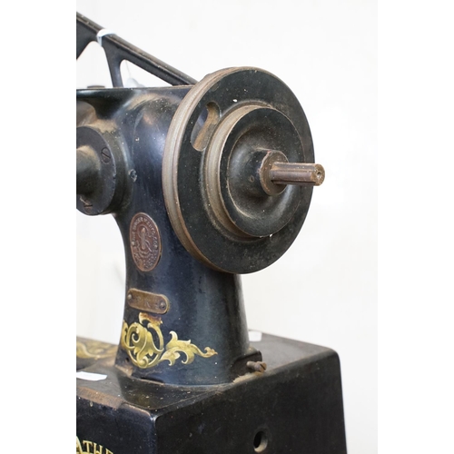 539 - Late 19th / early 20th C Singer leather working / cobblers sewing machine, model 29K4, with Singer m... 