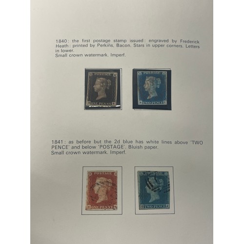 385A - Album of British stamps, 19th century onwards, to include a good quantity of Victorian examples, fea... 