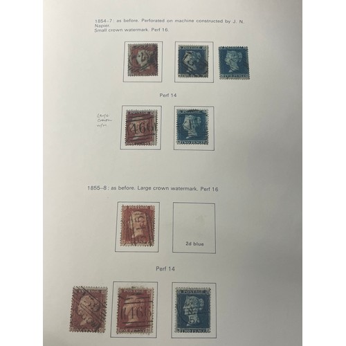 385A - Album of British stamps, 19th century onwards, to include a good quantity of Victorian examples, fea... 