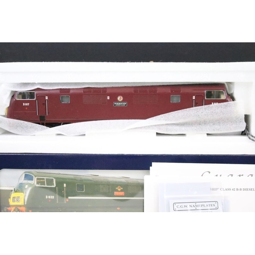 10 - Four boxed Bachmann OO gauge locomotives to include 32412 Class 25/2 Diesel 25083 BR Blue weathered,... 