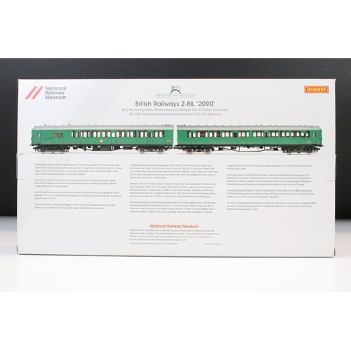 2 - Boxed Hornby OO gauge National Railway Museum R3177 British Railways 2-BIL 2090 Train Pack, complete