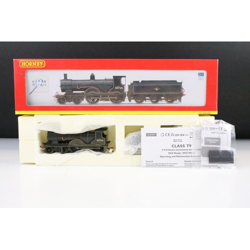 22 - Three boxed Hornby OO gauge locomotives to include R2831 BR 4-4-0 Class T9 locomotive weathered 3072... 