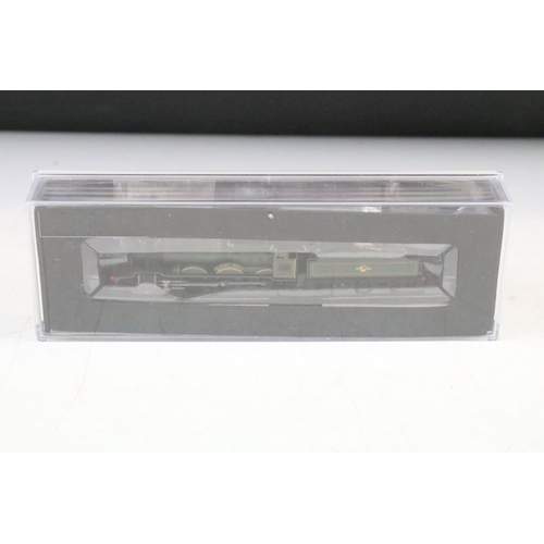 28 - Four boxed/cased Dapol N gauge locomotives to include 2D003XXX Class 52 BR green with yellow panel D... 