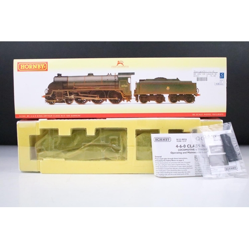 6 - Two boxed Hornby OO gauge locomotives to include R2581 BR 4-6-0 Class N15 30764 Sir Gawain weathered... 