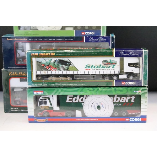 1020 - Five boxed ltd edn 1/50 scale Corgi haulage diecast models to include CC12509 Bassetts Roadways Ltd,... 