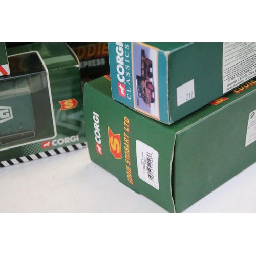 1025 - 11 boxed Corgi Eddie Stobart diecast models to include TY87001, CC86701, 2 x 23101, 29103, 59601, 30... 