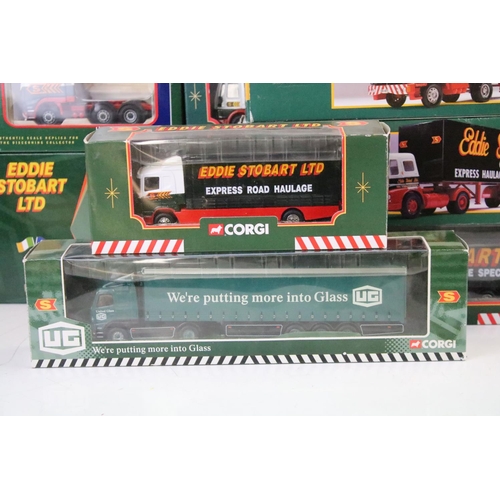 1025 - 11 boxed Corgi Eddie Stobart diecast models to include TY87001, CC86701, 2 x 23101, 29103, 59601, 30... 