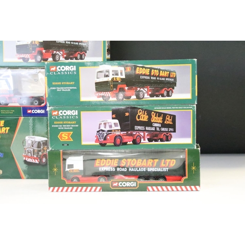 1025 - 11 boxed Corgi Eddie Stobart diecast models to include TY87001, CC86701, 2 x 23101, 29103, 59601, 30... 