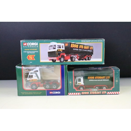 1025 - 11 boxed Corgi Eddie Stobart diecast models to include TY87001, CC86701, 2 x 23101, 29103, 59601, 30... 