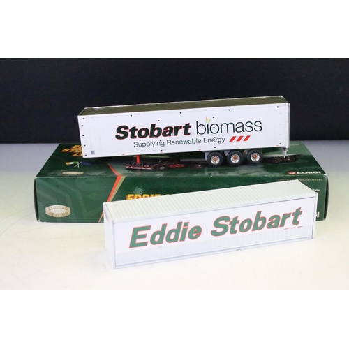 1025 - 11 boxed Corgi Eddie Stobart diecast models to include TY87001, CC86701, 2 x 23101, 29103, 59601, 30... 