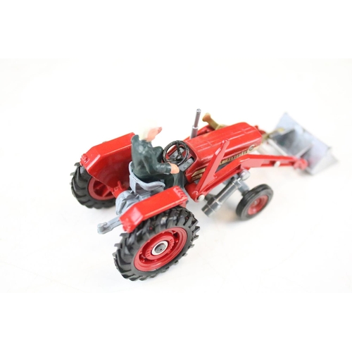 1337 - Four boxed Corgi farm related diecast models to include 69 Massey Ferguson 165 Tractor with shovel (... 