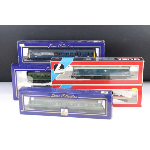 40 - Boxed Lima Collection DMU 101 set plus 4 x boxed Lima OO gauge locomotives to include L204608 Locomo... 