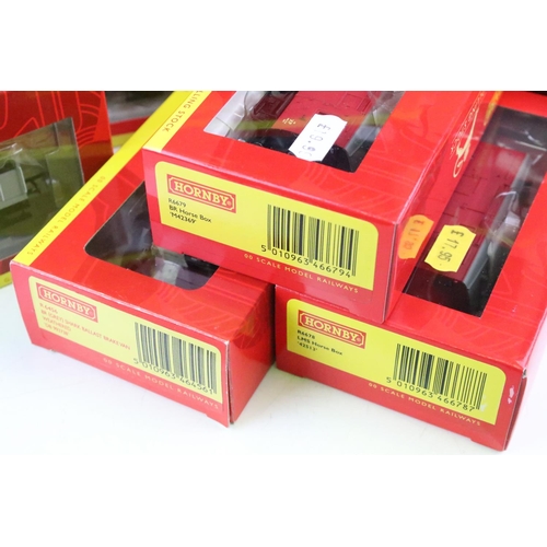 43 - 25 Boxed Hornby OO gauge items of rolling stock to include R6679 BR Horse Box M42369, R6507A GWR Hor... 