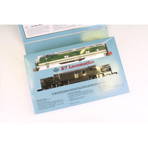 45 - Seven boxed Life Like Trains Proto Series 2000 HO gauge locomotives to include GP18 RM587126, GP7 RM... 