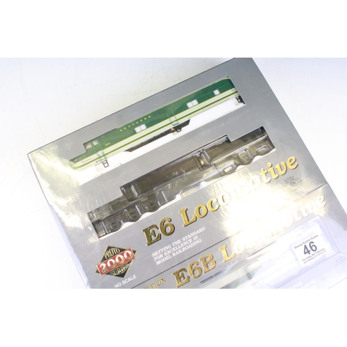 46 - Boxed & sealed Life Like Trains Proto Series 2000 HO scale E6B & E6 Locomotive set RM587180, ex