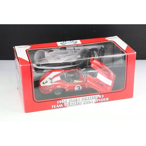 1009 - Boxed GMP 1/18 scale ltd edn 1966 John Surtees #3 Team Surtees Lola Spyder diecast model, diecast ex... 