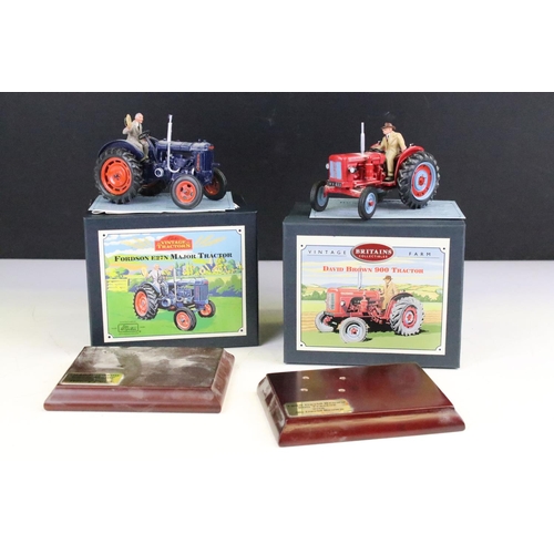 1011 - Two boxed Britains Petite Ltd diecast model tractors to include 8715 Fordson E27N Major Tractor and ... 