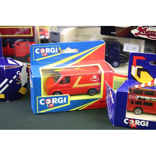 1035 - 32 Boxed / carded Corgi Royal Mail & post related diecast models to include Modern Trucks 75501 Leyl... 