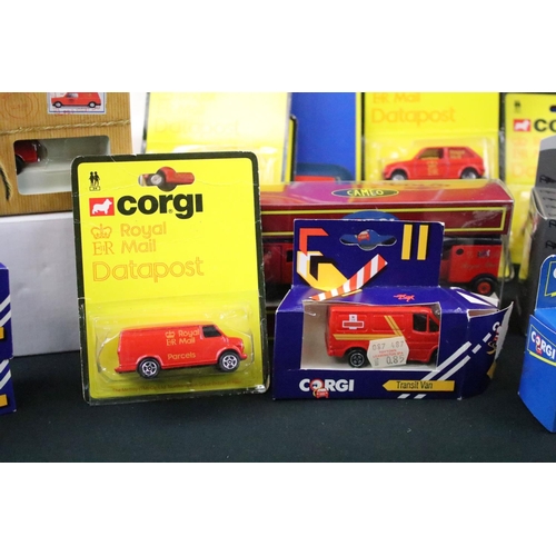 1035 - 32 Boxed / carded Corgi Royal Mail & post related diecast models to include Modern Trucks 75501 Leyl... 