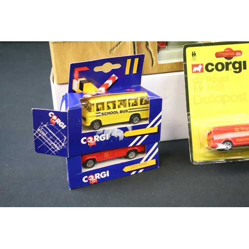 1035 - 32 Boxed / carded Corgi Royal Mail & post related diecast models to include Modern Trucks 75501 Leyl... 