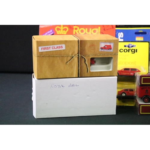 1035 - 32 Boxed / carded Corgi Royal Mail & post related diecast models to include Modern Trucks 75501 Leyl... 