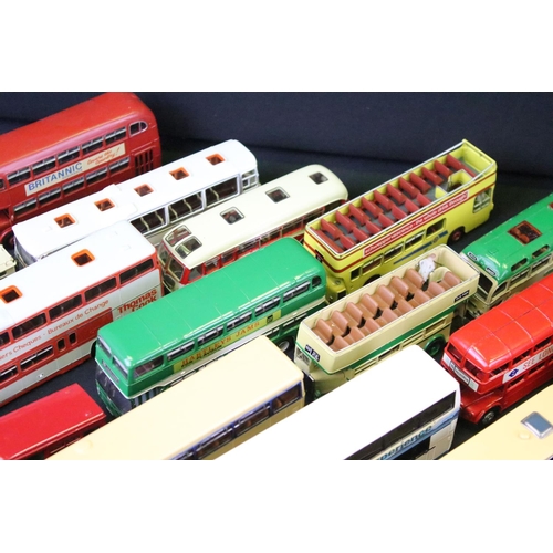 1036 - Around 45 metal kit built model buses to include SMTS, Black Country Models, Westward, Anbrico etc, ... 