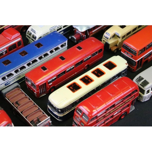 1036 - Around 45 metal kit built model buses to include SMTS, Black Country Models, Westward, Anbrico etc, ... 