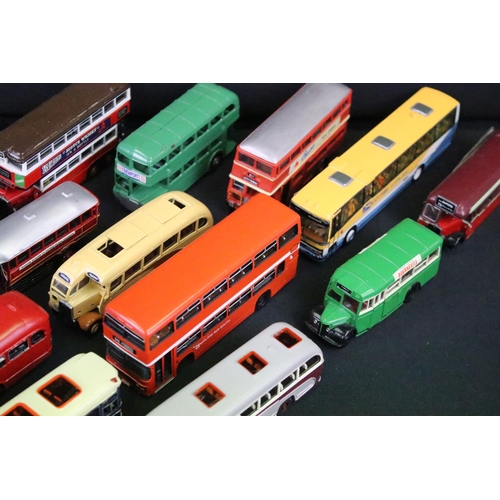 1036 - Around 45 metal kit built model buses to include SMTS, Black Country Models, Westward, Anbrico etc, ... 