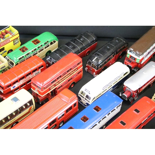 1036 - Around 45 metal kit built model buses to include SMTS, Black Country Models, Westward, Anbrico etc, ... 