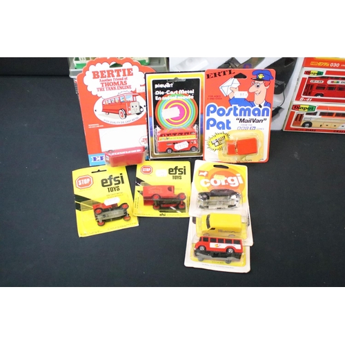 1037 - Around 45 boxed & carded diecast & plastic models to include Diapet, Classix, Oxford, Herpa, Tomica,... 