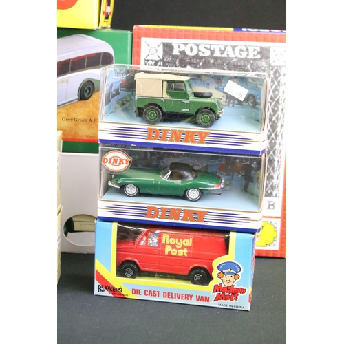 1038 - 30 Boxed diecast models to include Commercials from Corgi, Matchbox, Brumm, Atlas Great British Buse... 