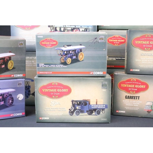 1039 - 14 Boxed Corgi ' Vintage Glory Of Steam ' 1/50 ltd edn diecast models to include 80103, CC20503, 801... 