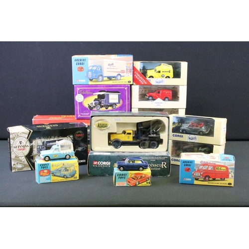 1040 - 14 Boxed Corgi diecast models to include 251 Hillman Imp (cracked windscreen, otherwise diecast gd, ... 