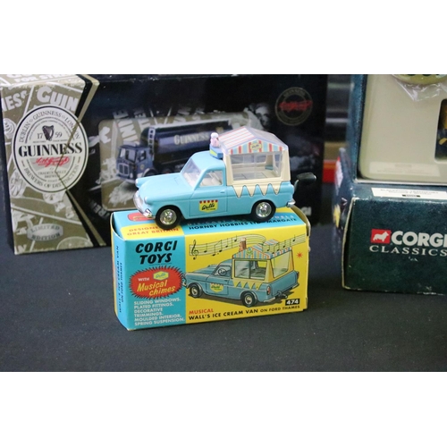 1040 - 14 Boxed Corgi diecast models to include 251 Hillman Imp (cracked windscreen, otherwise diecast gd, ... 