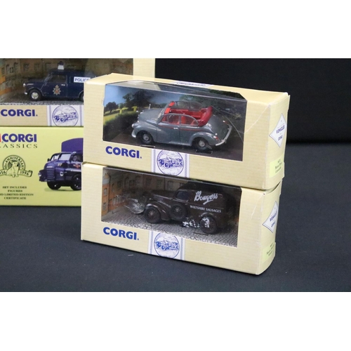 1040 - 14 Boxed Corgi diecast models to include 251 Hillman Imp (cracked windscreen, otherwise diecast gd, ... 