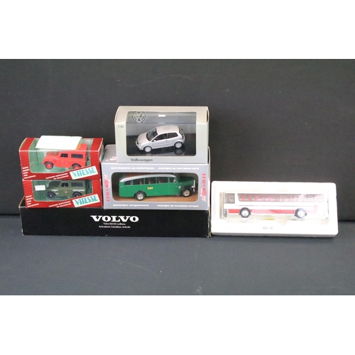 1042 - 12 Boxed diecast models to include Volvo B10 M Ledbuss, Somerville Fordson 5CWT Van, NZG 1/60 No 168... 