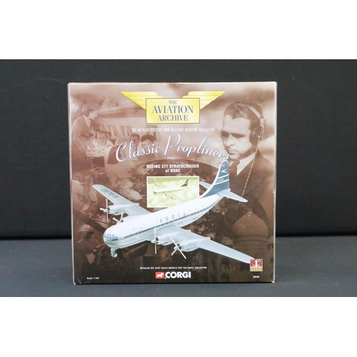 1044 - Six boxed 1/144 scale Corgi The Aviation Archive diecast models to include 2 x Classic Propliners fe... 