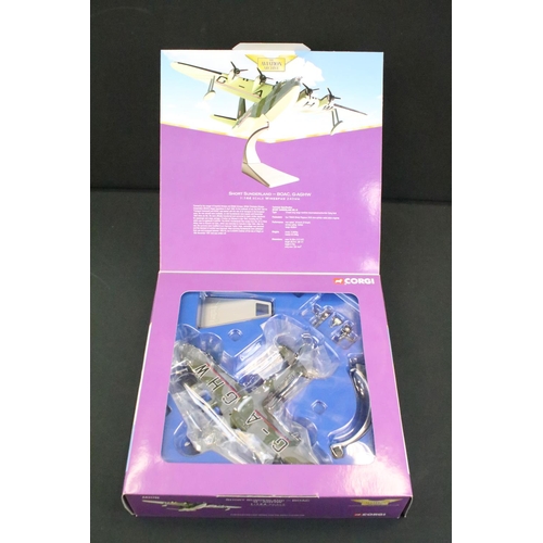 1044 - Six boxed 1/144 scale Corgi The Aviation Archive diecast models to include 2 x Classic Propliners fe... 